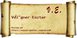 Vágner Eszter névjegykártya